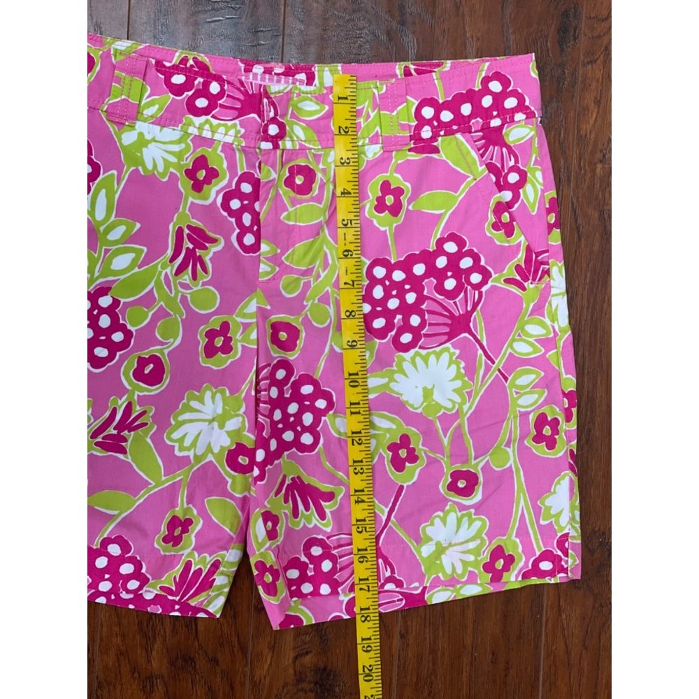 Lilly Pulitzer Originals Vintage Pink/Green Shorts Womens Size 12 - Picture 3 of 6